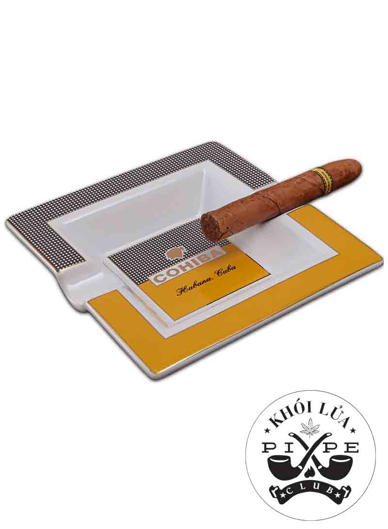 Gạt Tàn Cigar Cohiba Vuông 2 Điếu GC2002