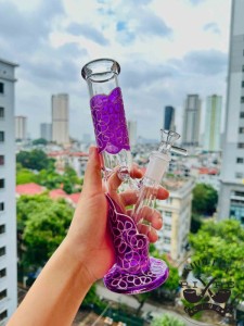 Bongs Dạ Quang Tím GB2150 (25cm)