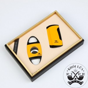 Set Bật Lửa Và Dao Cắt Cohiba HB-3018/J398